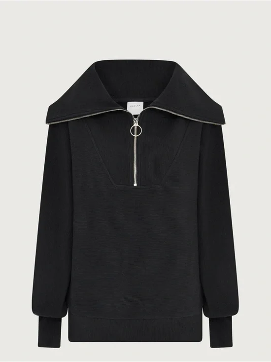 Varley Vine Half-Zip Pullover Black Medium - Picture 5 of 6